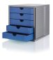 Preview: HAN Schubladenbox Karma A4/C4 14508-16 blau, 5 Schubladen