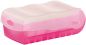 Preview: HAN Karteibox Croco 997-613 A8 pink trans. 100 Karten