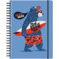 Preview: HERLITZ Schüleragenda Surf-Bear 24/25 7191280 1W/2S, FSC 15.5x19.9cm