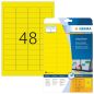 Preview: HERMA Universal-Etiketten 45x21mm 4366 gelb 960 St./20 Blatt