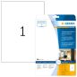 Preview: HERMA Etiketten 210x297mm 8020 transparent, 25 Blatt