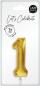 Preview: I AM CREATIVE Folienballon Zahl 1 85cm 1000-1044 gold