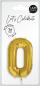 Preview: I AM CREATIVE Folienballon Zahl 0 85cm 1000-1055 gold