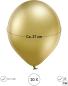 Preview: I AM CREATIVE Ballons Metallic Mix 27cm 1000-1058 creme, gold, silber 20 Stück