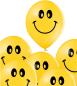 Preview: I AM CREATIVE Ballons Smileys 27cm 1000-1071 gelb 6 Stück