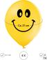 Preview: I AM CREATIVE Ballons Smileys 27cm 1000-1071 gelb 6 Stück