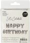 Preview: I AM CREATIVE Folienballon,Birthday 35cm 6010.91 silber