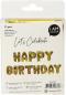 Preview: I AM CREATIVE Folienballon,Birthday, 35cm 6010.92 gold