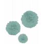 Preview: I AM CREATIVE Pompon Set, mint,20,30,40cm 6010.967 3 Stück