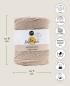 Preview: I AM CREATIVE Macrame Rope 6203.03 beigee 2mm, 500g