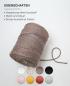 Preview: I AM CREATIVE Macrame Rope 6203.04 coffee 2mm, 500g