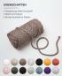 Preview: I AM CREATIVE Macrame Rope 6205.04 coffee 5mm, 330g