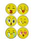 Preview: I AM CREATIVE Magnet Smiley Let`s Organize MAA4035.64 Glas, 30mm 6 Stück