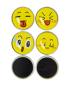 Preview: I AM CREATIVE Magnet Smiley Let`s Organize MAA4035.64 Glas, 30mm 6 Stück