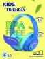 Preview: ICLEVER Headphone Kids BT & Cable LED C10-2083N-01 74/85/94 dB, 43h blue