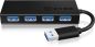 Preview: ICY BOX 4 Port Hub USB 3.0 IB-AC6104-B aluminum black