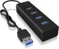 Preview: ICY BOX 4 Port Hub Type A USB 3.0 IB-HUB1409-U3 Aluminium black