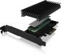 Preview: ICY BOX PCIe-Karte, 1x M.2 PCIe NVMe IB-PCI224M2-ARGB PCIe 4.0, LP&FP inkl passiv K