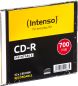 Preview: INTENSO CD-R Slim 80MIN/700MB 1801622 52x Printable 10 Pcs