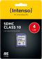 Preview: INTENSO SDHC Card Class 10 4GB 3411450