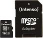 Preview: INTENSO Micro SDHC Card PRO 16GB 3433470 with adapter, UHS-I