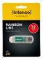 Preview: INTENSO USB-Stick Rainbow Line 32GB 3502480 USB 2.0 transparent