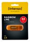 Preview: INTENSO USB-Stick Rainbow Line 64GB 3502490 USB 2.0 orange