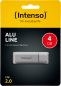 Preview: INTENSO USB-Stick Alu Line 4GB 3521452 USB 2.0 silver