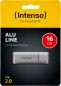 Preview: INTENSO USB-Stick Alu Line 16GB 3521472 USB 2.0 silver