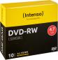 Preview: INTENSO DVD-RW Slim 4.7GB 4201632 4x 10 Pcs