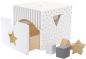 Preview: JABADABADO Sortierbox W7155 weiss 10x15x15cm