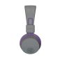 Preview: JLAB JBuddies Studio Kids On-Ear IEUHBSTUDIORGRYPRPL4 Wireless, Grey/Purple