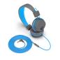 Preview: JLAB JBuddies Studio Kids On-Ear IEUHJKSTUDIORGRYBLU6 Wired, Grey/Blue