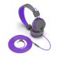 Preview: JLAB JBuddies Studio Kids On-Ear IEUHJKSTUDIORGRYPRP6 Wired, Grey/Purple