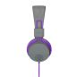 Preview: JLAB JBuddies Studio Kids On-Ear IEUHJKSTUDIORGRYPRP6 Wired, Grey/Purple