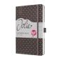 Preview: JOLIE Wochenkalender A5 2024 J4123 coffee brown, 2S/1W,d/gb/f/nl