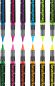 Preview: KARIN Brush Marker PRO 27C12 Neon colours 12 Stück