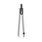 Preview: KERN Zirkel SCOLA pastell 13.5cm 430 300mm, asphaltgrau