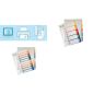 Preview: LEITZ Register PC-beschriftbar A4 12940000 1-12 transparent