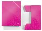 Preview: LEITZ Eckspannermappe WOW A4 39820023 pink