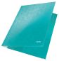 Preview: LEITZ Eckspannermappe WOW A4 39820051 eisblau