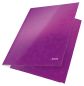 Preview: LEITZ Eckspannermappe WOW A4 39820062 violett