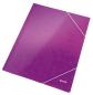 Preview: LEITZ Eckspannermappe WOW A4 39820062 violett