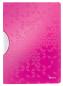 Preview: LEITZ Klemmhefter WOW ColorClip A4 41850023 pink 30 Blatt