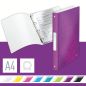 Preview: LEITZ Ringbuch WOW PP A4 42580062 violett 25mm