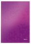 Preview: LEITZ Notizbuch WOW A4 46251062 liniert, 90g violett