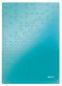 Preview: LEITZ Notizbuch WOW A4 46261051 kariert, 90g eisblau