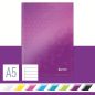 Preview: LEITZ Notizbuch WOW A5 46271062 liniert, 90g violett