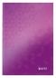 Preview: LEITZ Notizbuch WOW A5 46271062 liniert, 90g violett