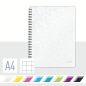 Preview: LEITZ Collegeblock WOW PP A4 4638-00-01 weiss kariert